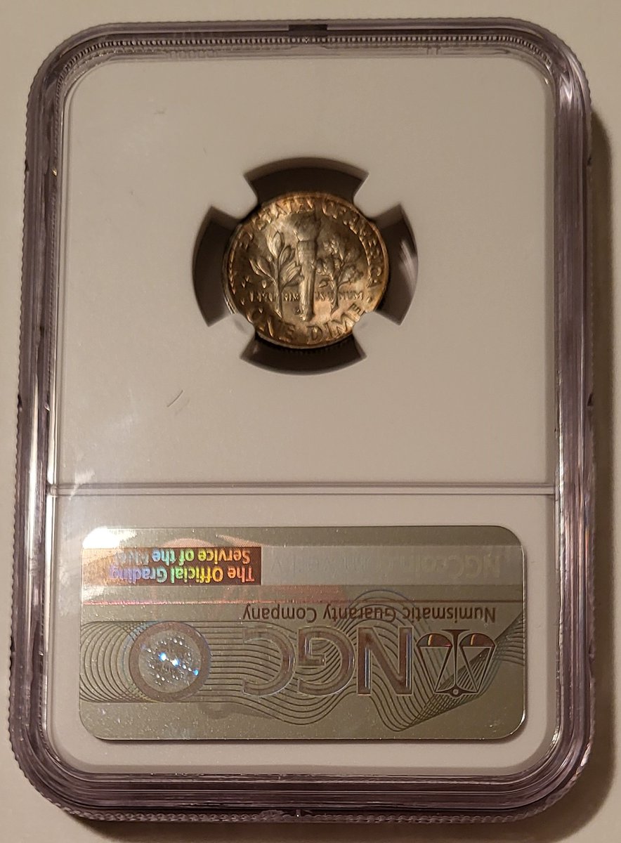 **Coin of the Day**
1957 D Roosevelt Dime MS67+ NGC Nice 
Toning

Always FREE Domestic Shipping! talosnumismatics.com

#coins #coincollecting #NGC #ngccoins #ngccoin #silvercoins #rooseveltdime #gradedcoins #certifiedcoins