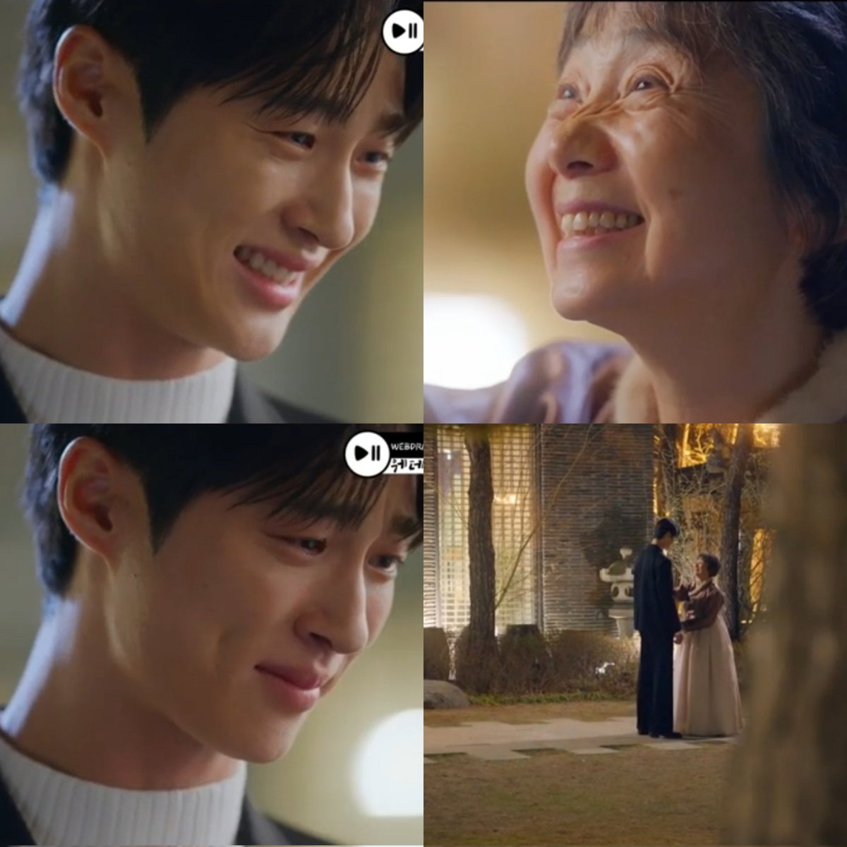 Ya bu sahnede büyükanne gelecekten gelen yaşlı Sol ve Sunjae de bunu anladığı için ağlıyor gibi hissettim 😭 #LovelyRunner #ByeonWooSeok