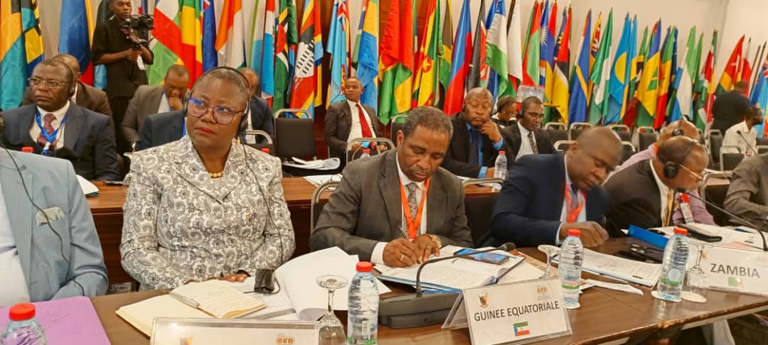 El Vice-Ministro, Excmo. Sr.Domingo Mba Esono,en representación del Ministro Titular del Ramo,ha asistido a las dos Conferencias celebradas en Yaunde, Camerún. El Consejo de Ministros de Minas de la Organización de los Estados  de África  Caribe Pacífico  #OEACPS y de #CIMEG.