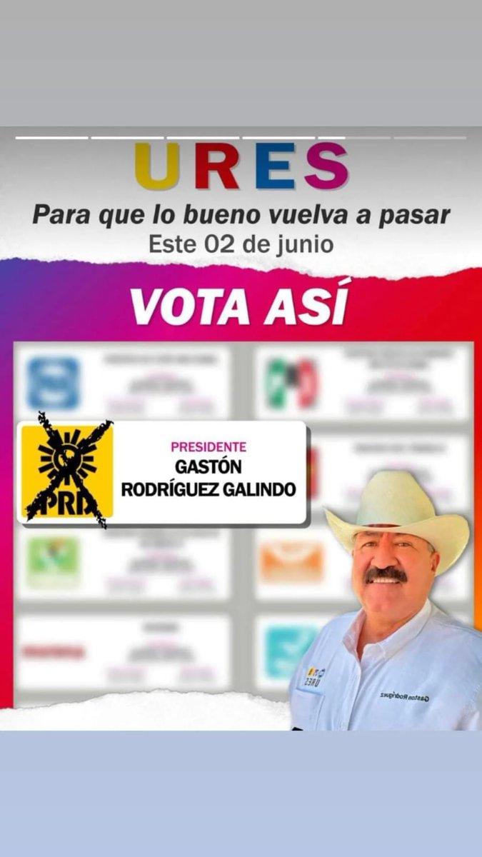 En #Ures #VotaPRD #2deJunio