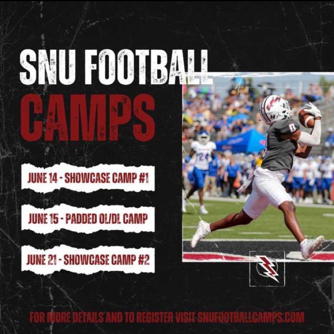 I would like to thank <a href="/SNUFootball/">SNU Football</a> for inviting me to their June football camps!