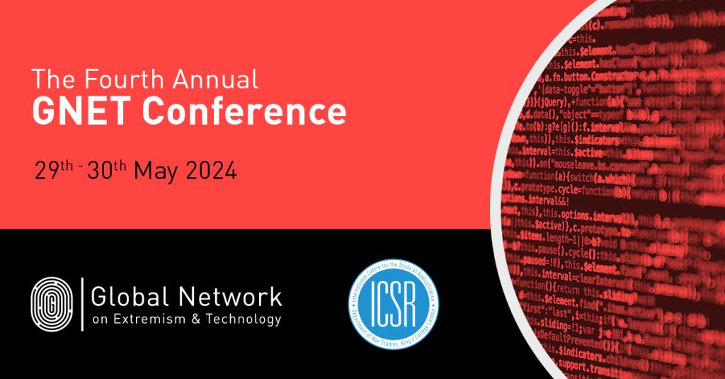 Looking forward to joining the @GNET_research Annual Conference, moderating a session on 'Global Trends, New Frontiers: Updates on the Non-State Online Threat Landscape' with @azelin @BeatrizBuarqueR @LucasADWebber @GIFCT_official