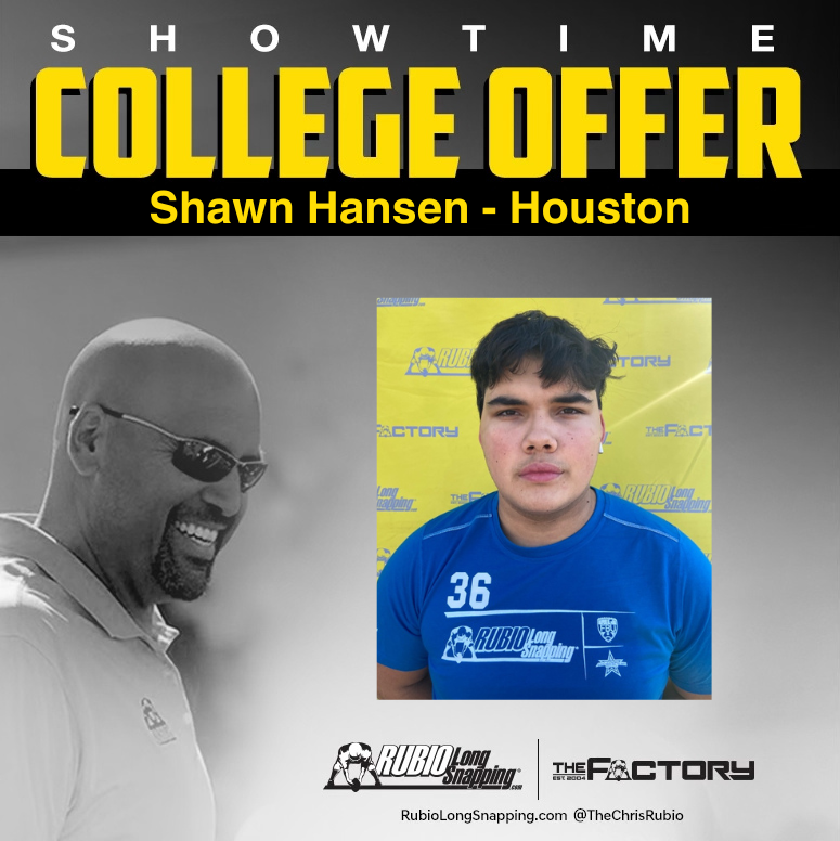 SHOWTIME!!! Rubio Long Snapper Shawn Hansen (OR, 2025) has picked up an offer to... rubiolongsnapping.com/player-ranking… #RubioFamily | #ToeTheLine