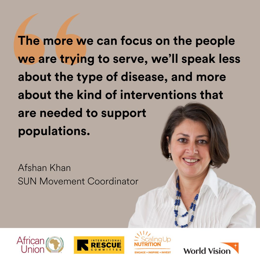 Strengthening the Community Health Workforce is 🔑for #Nutrition4All.
I thank @WorldVision, @RESCUEorg, @_AfricanUnion & all our incredible speakers for joining the @SUN_Movement in this critical #WHA77 conversation.
To #PowerTheChange, we must invest in community health workers.