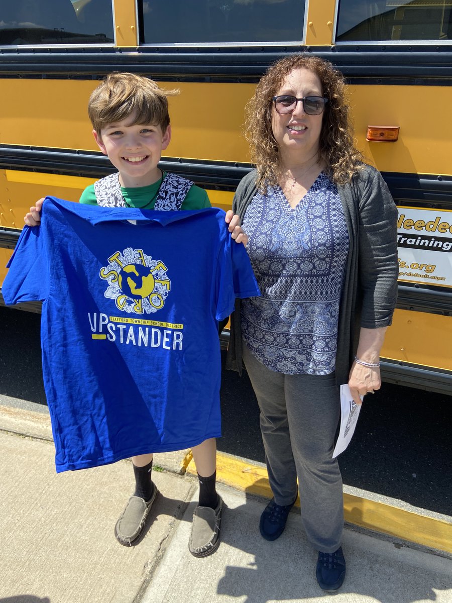 We have two other Upstanders on Bus #151! Kyan is always willing to help straighten up the bus, and is very kind to all no matter what! Asher is very thoughtful and kind on the bus, and is mindful of other students that may need to get on the bus before him. Great job you two!