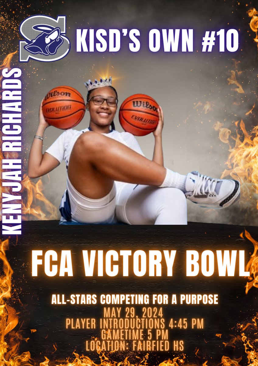 MAKE SOME NOISE FOR OUR VERY OWN-KENYJAH RICHARDS🏀💙🐺🙏🏾

SHE COMPETES IN THE FCA VICTORY BOWL TOMORROW AT 5 PM

TODAY SHE IS GOING THROUGH PRACTICES, COMPETITIONS, GROWTH DEVELOPMENT, ETC

SEND YOUR SUPPORT❤️