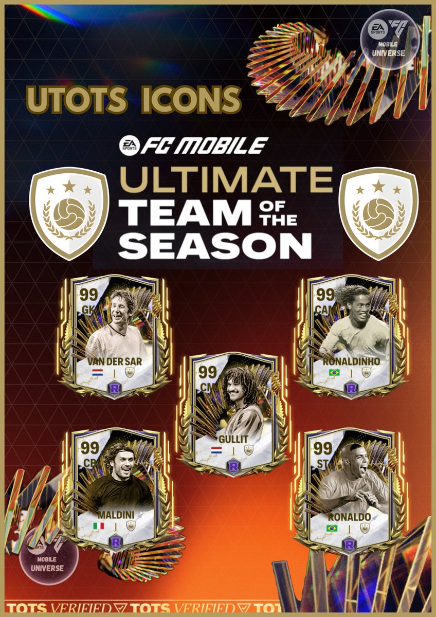 #fc24 #fcmobile #EAFC24 #TOTS #ICONS Those icon cards that everyone loves to use & hates to face. Could we see more icons during UTOTS? These cards are meta cards that are always a little 'Special'. I considered Carlos & Cafu too... Might do a part 2...who would you add? 📝⬇️