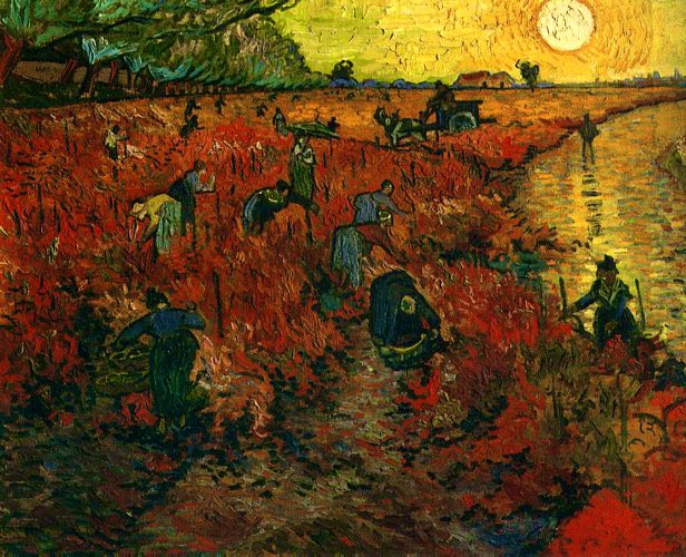 VAN GOGH, 'RED VINEYARDS AT ARLES' 1888 #vangogh #art #arttwit #gesture #iloveart #artlover #red #artlovers #vineyards