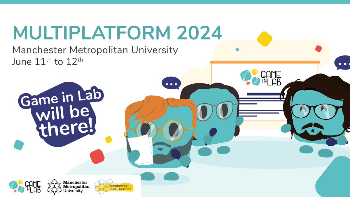GameInLab's tweet image. June 11&amp;amp;12: #GameInLab will be participating in the Multiplatform event organized by @MMGameCentre at @ManMetUni.The event will focus on #queergames and #dissidentgames.We invite you to meet our researchers, who will share their valuable experience.Program:bit.ly/3yKvN1Q