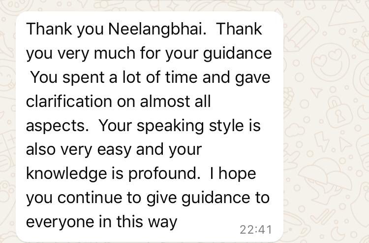 #Jyotish guidance session feedback from a satisfied client. #Astrology #Astro