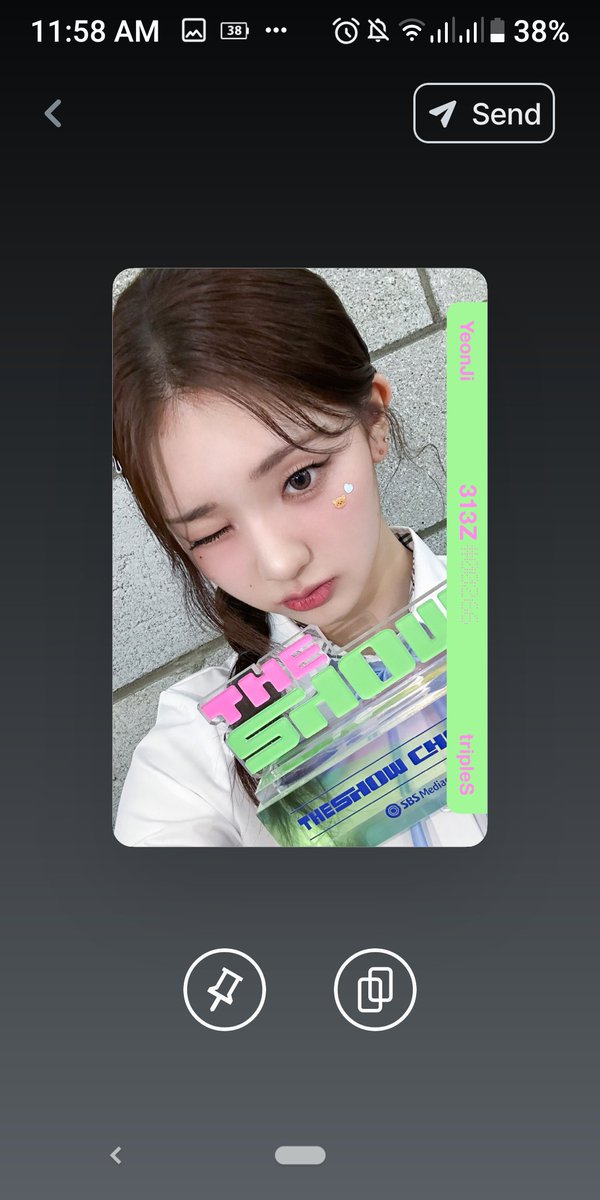 koikoi_neverdie's tweet photo. Another "small" Objekt GA(for tripleS being nominated 🫶)

Rules:
- Like, Rt (no need to flw)
- Proof of voting for tripleS on The Show 354th (Either Early/Live Vote) 
and your ID, also

Ends on 00:00 KST 01/06/2024, 1st winner can choose the Objekt they want ✨

Thank youuuuu 🫰 https://t.co/31rDQWOw8R