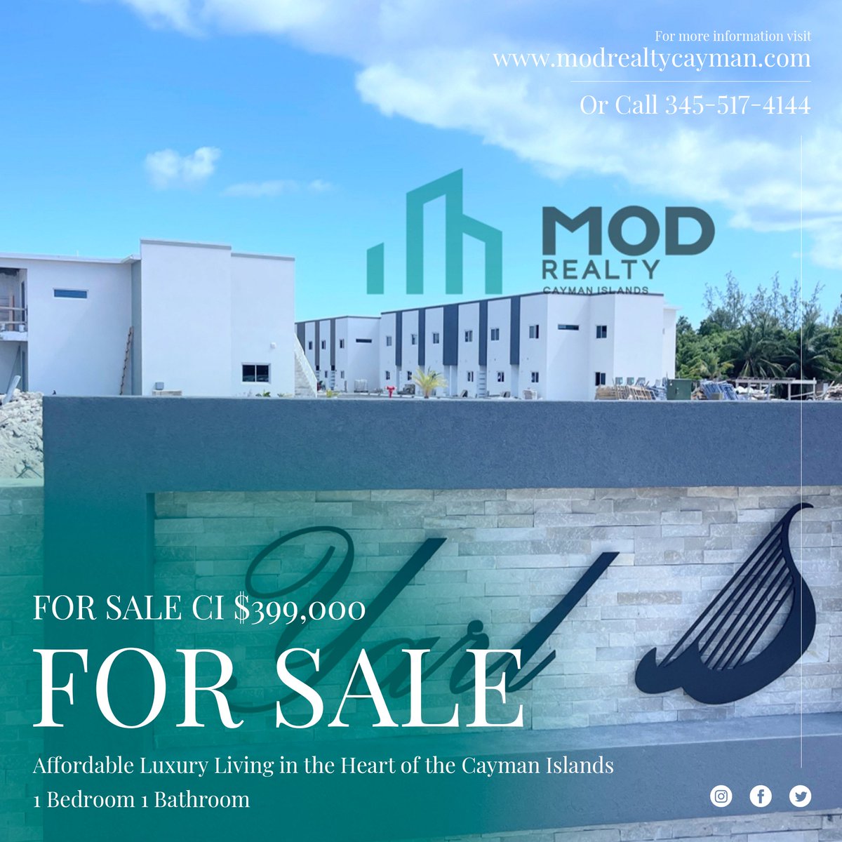 ModRealtyCayman's tweet photo. 𝑵𝒆𝒘 𝑳𝒊𝒔𝒕𝒊𝒏𝒈 😍 Discover Yarl: Affordable luxury living in the heart of the Cayman Islands. Conveniently located at the Linford Pierson Bypass, Yarl offers modern living just minutes from downtown George Town. Enjoy easy access to schools, supermarkets, hospitals https://t.co/1iqUN9Dx8U