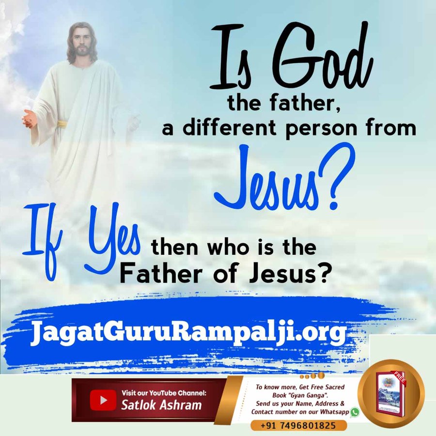 #ईसाई_नहीं_समझे_HolyBible Lord Jesus was not God, he was son of God. Almighty God Kabir is the Supreme God who is creator of all & everything.