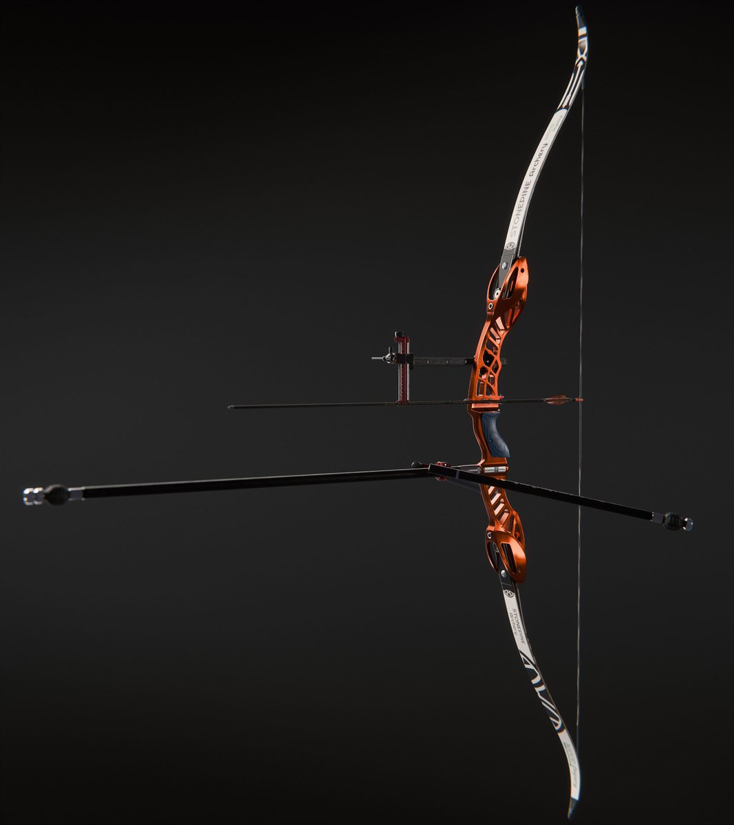 Hello ! I'm starting a series of posts about works I've done in 2023. 

Let's start by this one : Recurve Bow
That's the kind of bows used in Olympic Games archery competitions.

3DModeling + Renders made on  #blender 
#b3d