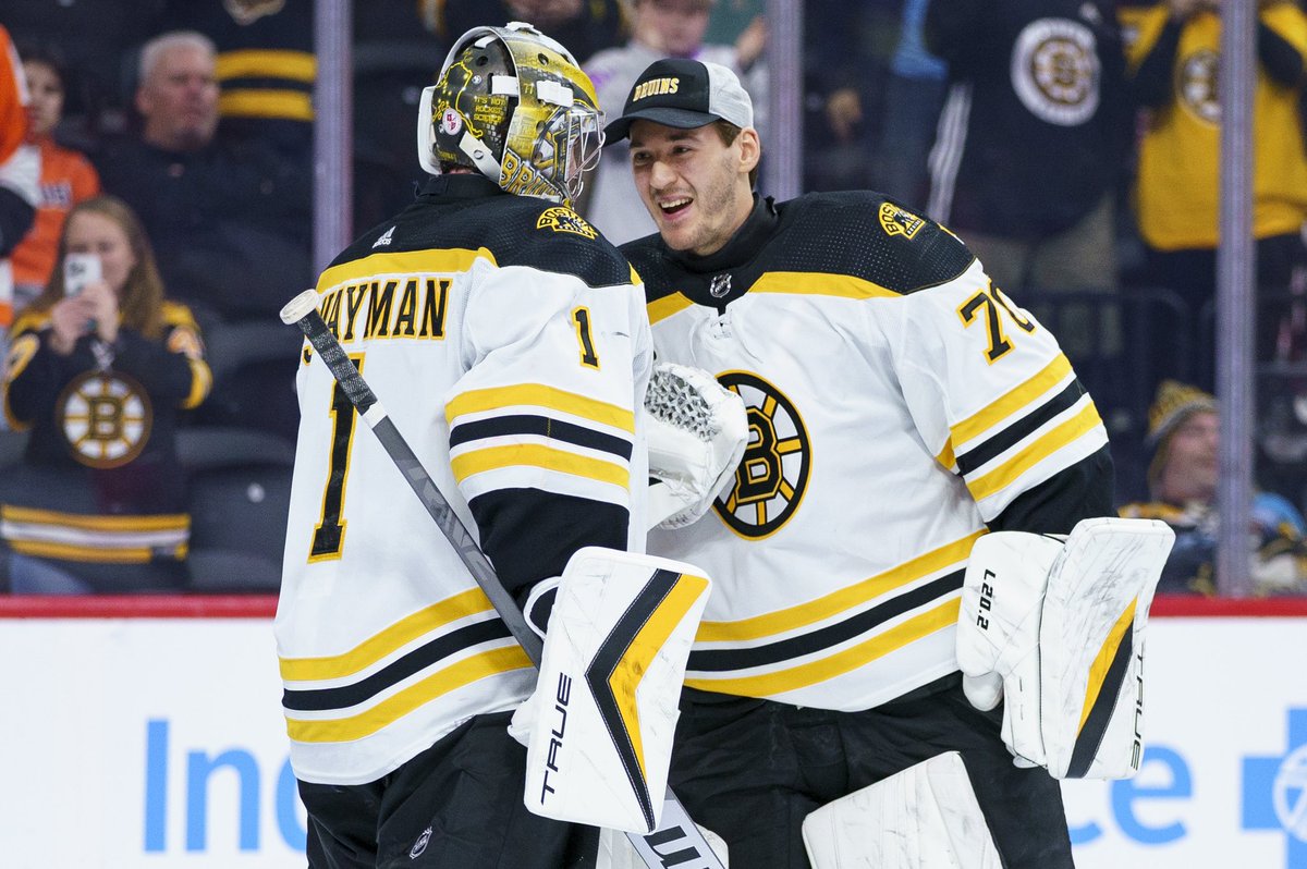 slamma996's tweet photo. The hockey world is gonna shit their pants when they realize a Swayman/Bussi duo is more powerful than a Swayman/Ullmark duo. The Bus Driver is coming and there’s nothing you can do to stop him 🚌 https://t.co/FtNPPRz3CJ