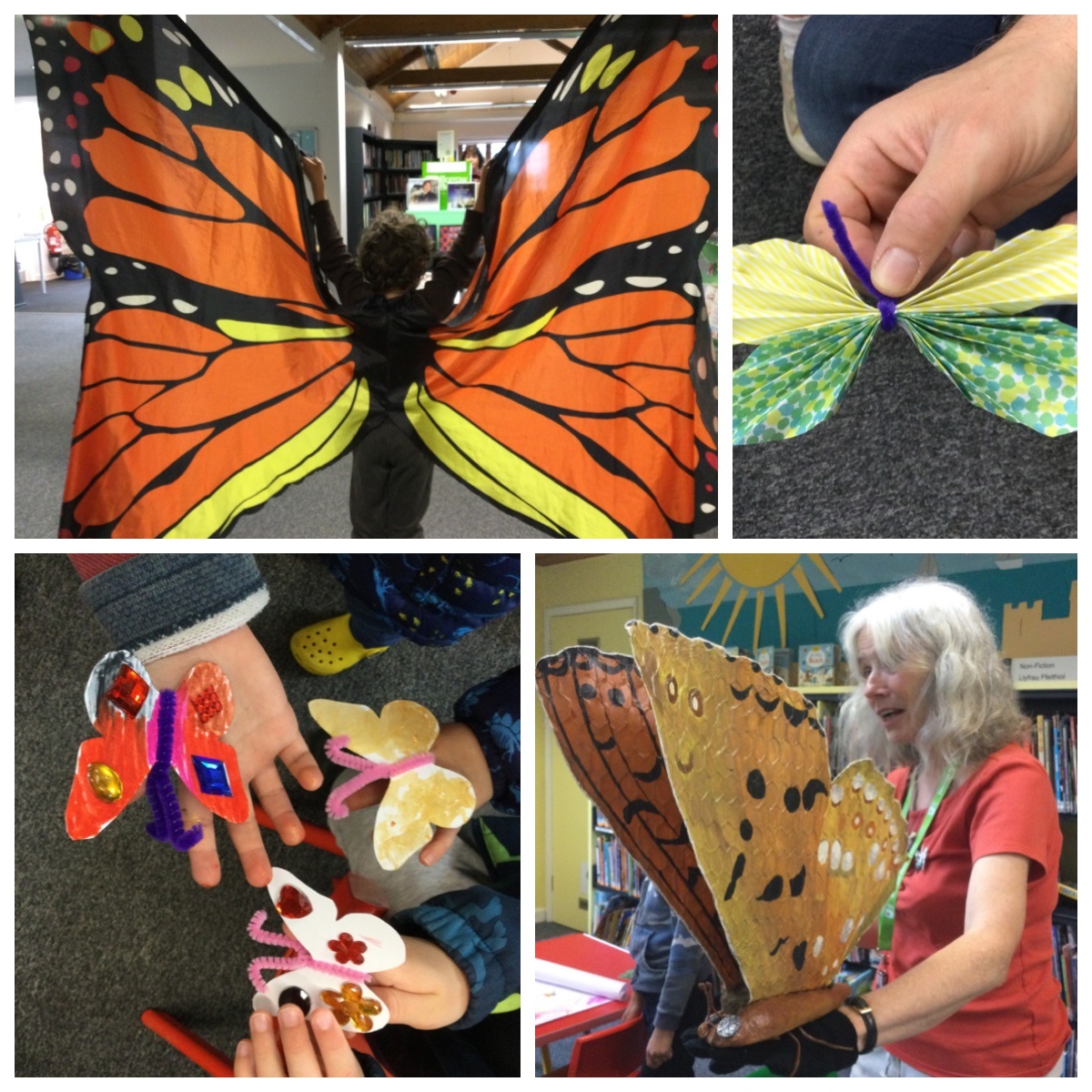 🦋Butterfly fun at Cowbridge Library this morning with Dot! Many thanks to The South Wales Butterfly Conservation Society.

🦋Hwyl pili-pala yn Llyfrgell y Bont-faen bore ma gyda Dot! Diolch yn fawr i Gymdeithas Gwarchod Glöynnod Byw De Cymru.

@savebutterflies 
@VOGCouncil