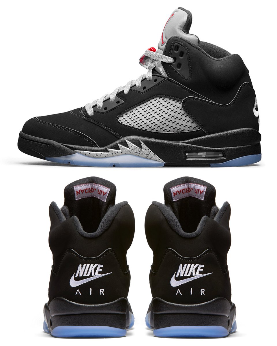zSneakerHeadz's tweet photo. “Black Metallic Reimagined” Air Jordan 5 OG releasing February 15, 2025. ALL-STAR WEEKEND. https://t.co/jVzSfmB4FO