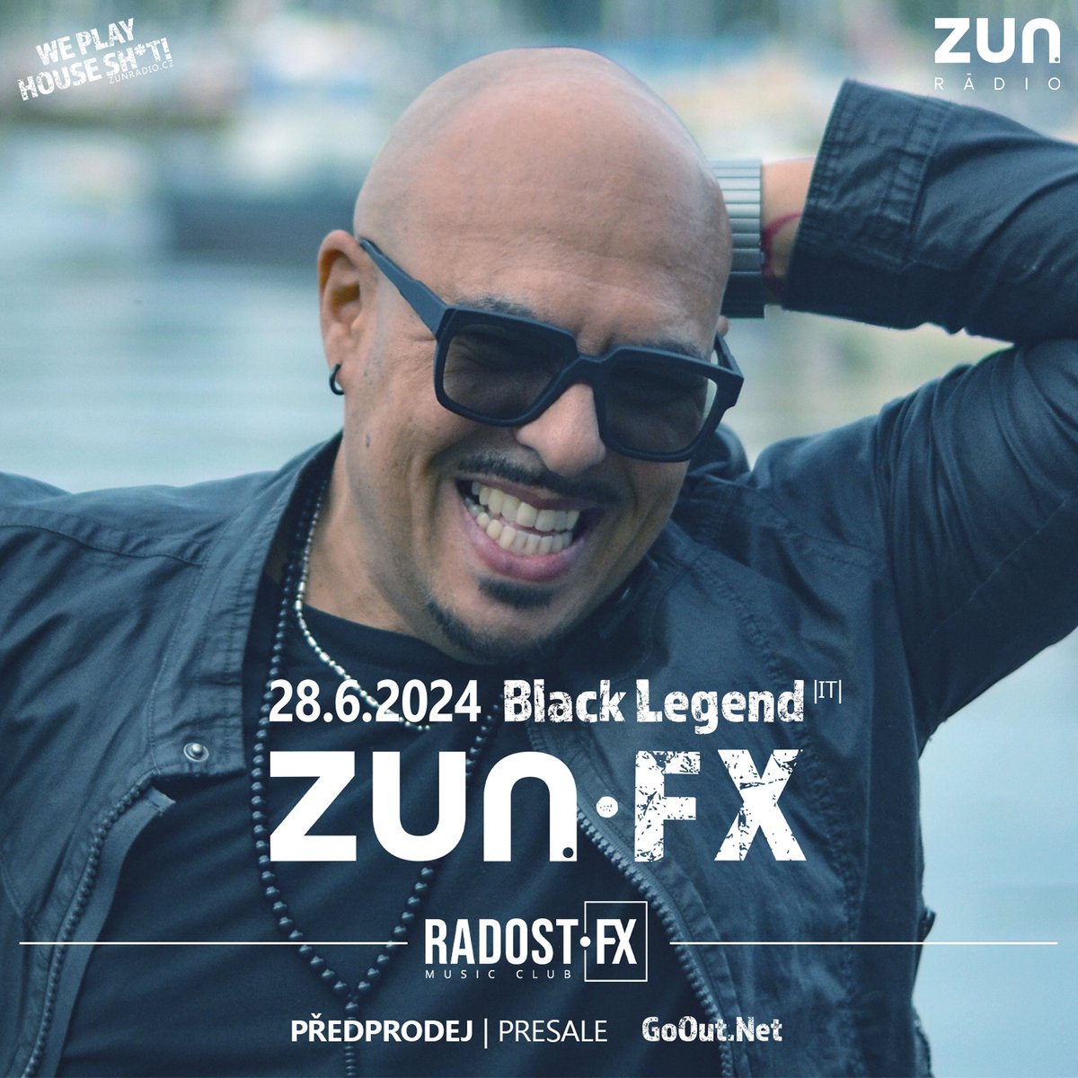 🎶ZUN FX🎶Letní noc plná pravé #housemusic se ZUN rádiem! 😎 
📅PÁ|FRI 28.6.2024📍#RadostFX, Praha
🌟@BlackLegend z Itálie a🎧DJs ze #ZUNradio> Samples, Teddy S
Vstupenky za 250 Kč zde goout.net/cs/zun-fx-blac…

#Houseparty #housepartyprague #partypraga #DanceParty #PragueEvents