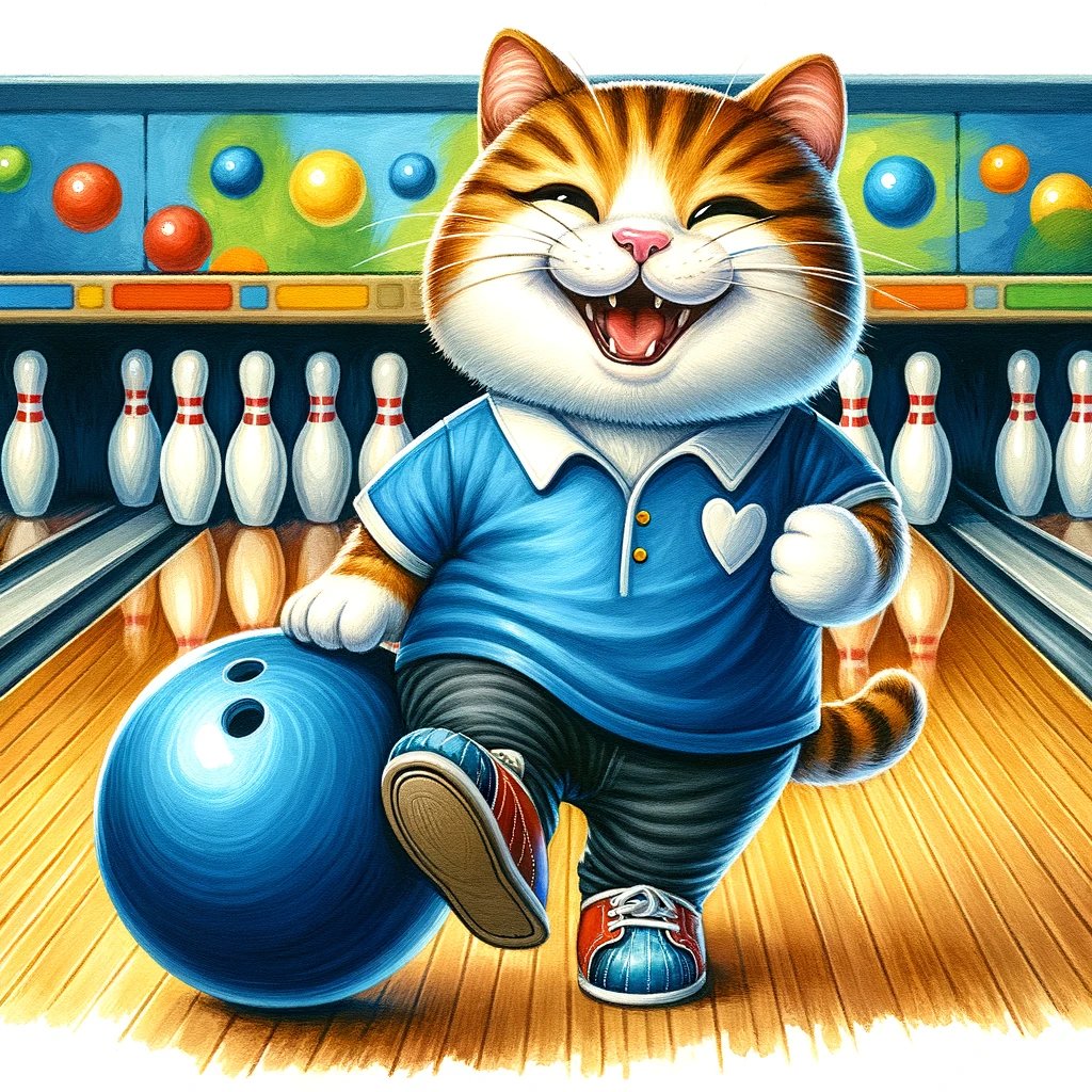 What do you call a cat that likes to bowl? #cozymystery #cats #reading #books #riddles