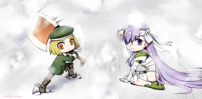 デカ女が拡大解釈されていくにつれてタイムラインに流れてくるイラストがデカ女からじょじょに巨女比率大きくなってきた。良い傾向である 