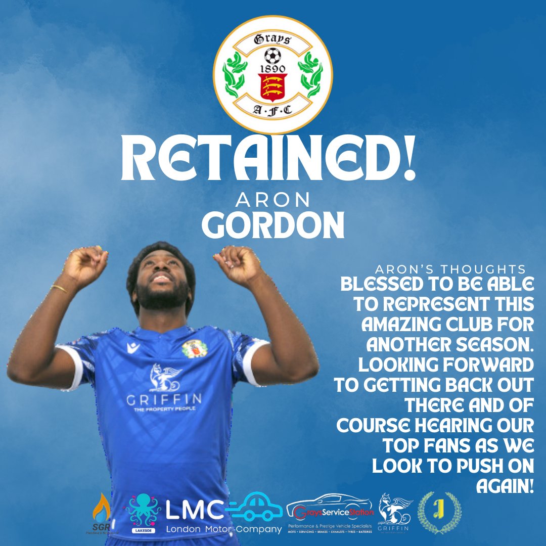 🔒𝗥𝗘𝗧𝗔𝗜𝗡𝗘𝗗 We are delighted to announce that Aron Gordon (@aronjosiah) has committed to the club for the 2024/25 Season. 𝘼𝙧𝙤𝙣 𝘼𝙙𝙙𝙚𝙙 '𝐵𝑙𝑒𝑠𝑠𝑒𝑑 𝑡𝑜 𝑏𝑒 𝑎𝑏𝑙𝑒 𝑡𝑜 𝑟𝑒𝑝𝑟𝑒𝑠𝑒𝑛𝑡 𝑡ℎ𝑖𝑠 𝑎𝑚𝑎𝑧𝑖𝑛𝑔 𝑐𝑙𝑢𝑏 𝑓𝑜𝑟 𝑎𝑛𝑜𝑡ℎ𝑒𝑟 𝑠𝑒𝑎𝑠𝑜𝑛.'