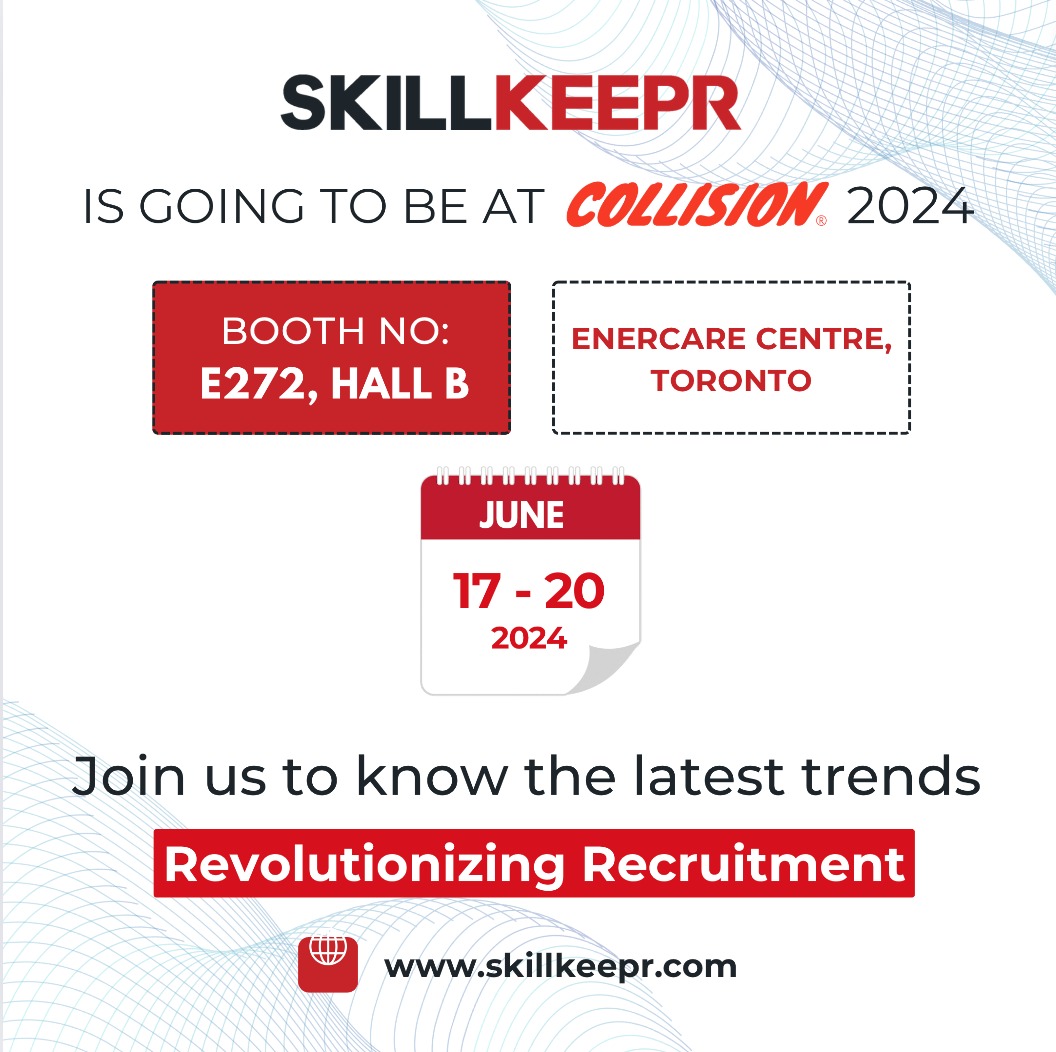 We're excited to participate in Collision this year and can't wait to see you at our booth! Pre-book your Skillkeepr demo at tinyurl.com/36dkcaar to discover the new developments we have for you.

#Collision2024 #CollisionConf #TechConference #Skillkeepr #FutureTech #Toronto