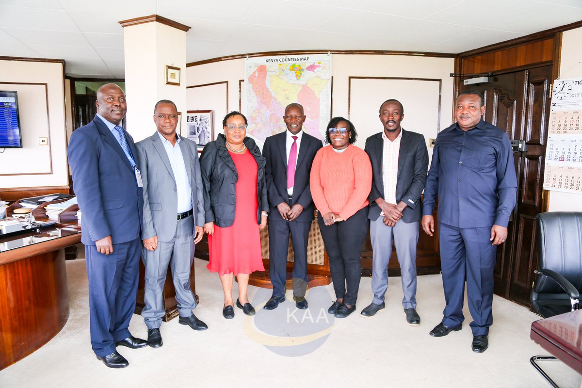We were delighted to host a delegation from @tanzaniairports at JKIA today! The team, which is on a 4-day benchmarking visit of the airport, also met with our Ag. MD, Henry Ogoye to exchange insights and strengthen our collaboration in airport operations.