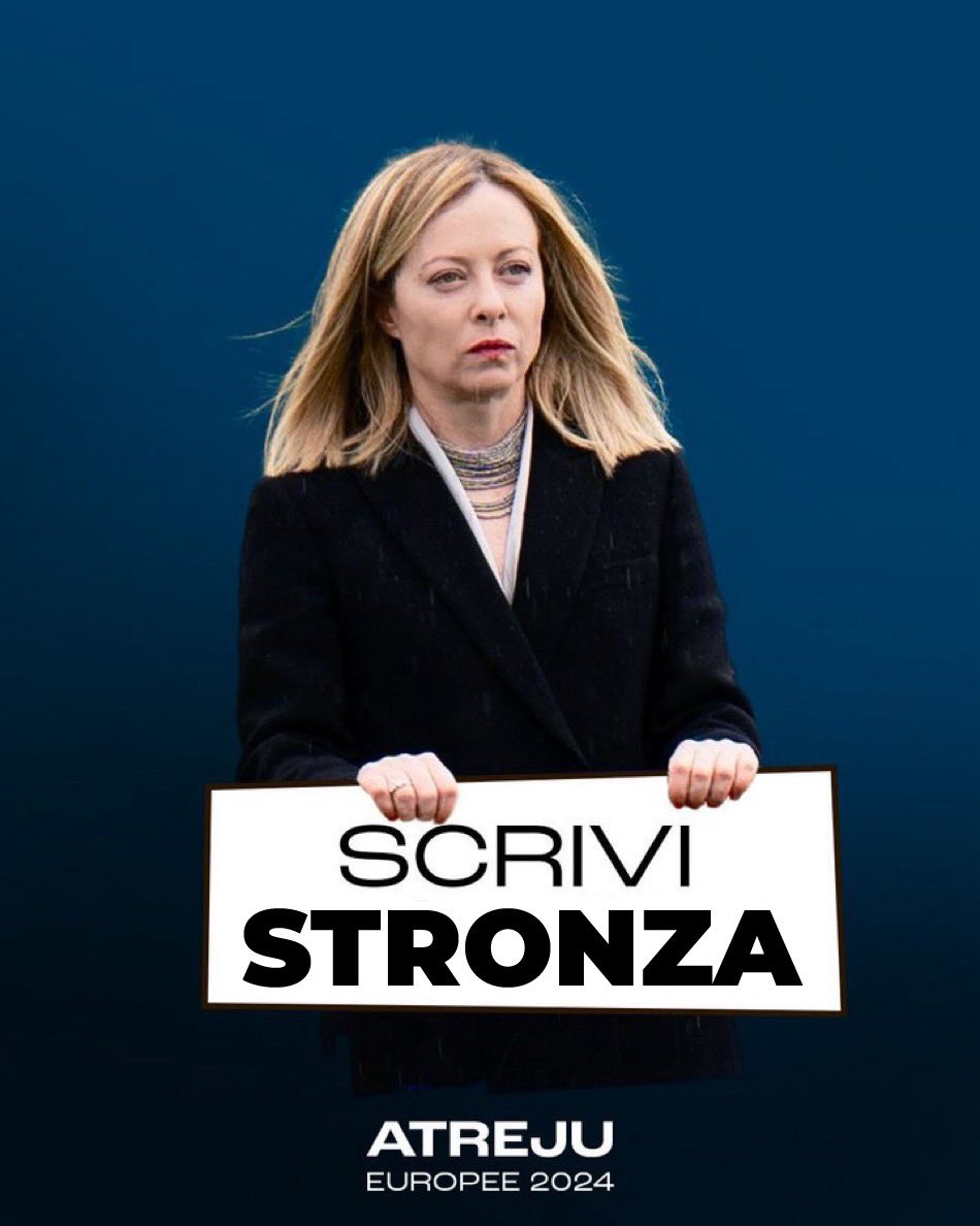 @Atreju2023 Ma per le Europee vale ? #ScriviGiorgia #scrivistronza