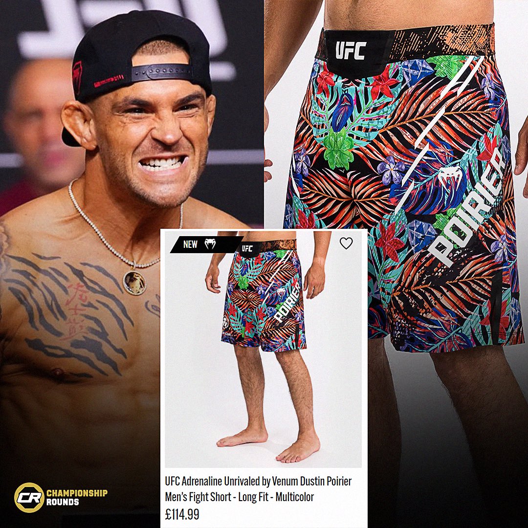 🚨 The Venum UK website has posted new floral themed Dustin Poirier shorts ahead of #UFC302 👀

#UFC #MMA