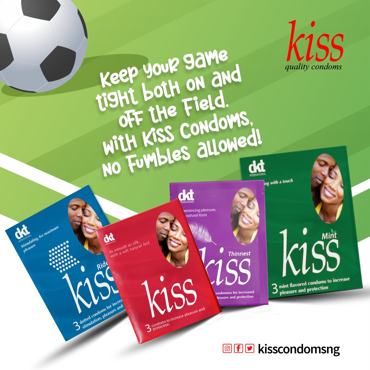 kisscondomsng's tweet photo. Keep your game tight with Kiss Condoms! Naija vibes, safety, and pleasure all in one. Stay sharp, stay protected! 🇳🇬💥
.
.
For more information:
Call:7790
Visit: https://t.co/rfR88cH8W5
.
.
#dkt #dktnigeria #kisslube #funglide #KissCondoms #NaijaVibes #StayProtected #GameOnPoint https://t.co/k2PMxVG18b
