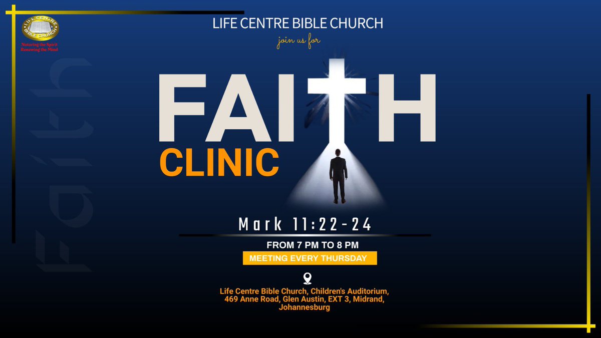 Every Thursday <a href="/life/">LIFE</a> centre bible church