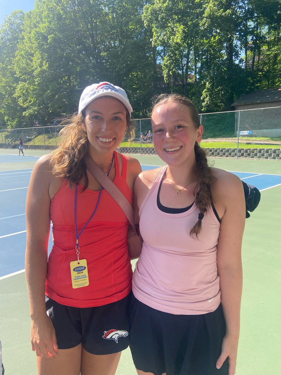 Congratulations to Lady Charger Kennedy Scott on her first round win this morning in the KHSAA State tennis tournament