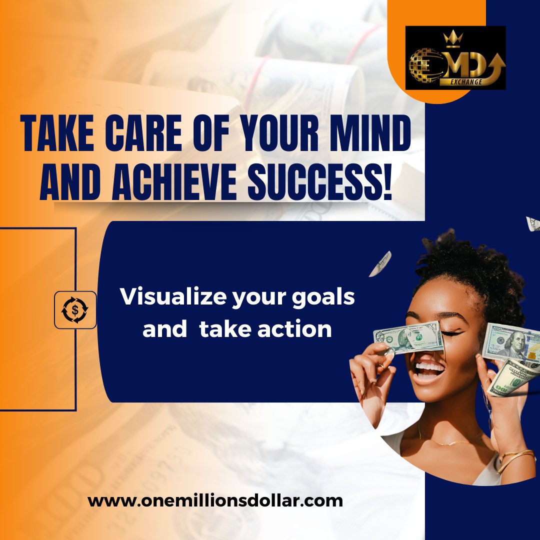 Visualize your goals. 🎯 and take action. 🧠💪

Trust the power of your mind. 🧠💫 A positive mindset is the engine that will drive you to generate more income and fulfill your dreams. 🤑💰

#PositiveMindset #FinancialSuccess #AttractAbundance #EverydayGratitude