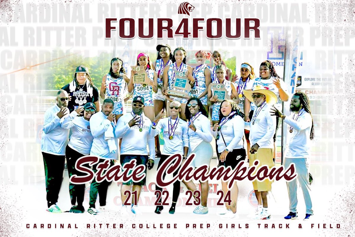 CRCP_Athletics's tweet image. Who’s The Goat?

Coach @CoachNikeSpain is the Goat!

She has guided our girls track and field program to their fourth consecutive state championship!

Congratulations again to our girls and our GOAT!!!

#Four4Four #BacktoBacktoBacktoBack #4Peat #Excellence #OneofOne #LionPride