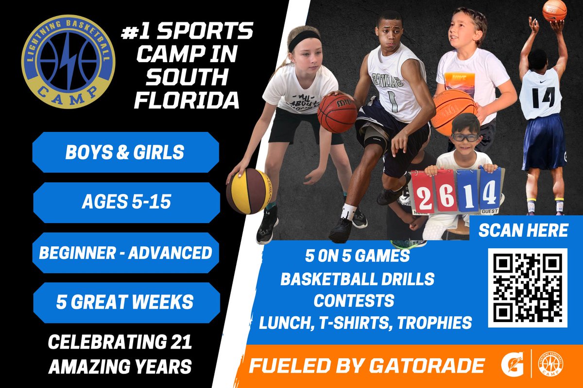 Workers needed for summer camp Lightningcamp.com
College players, graduating HS senior players, and coaches  please DM for info.   Please share