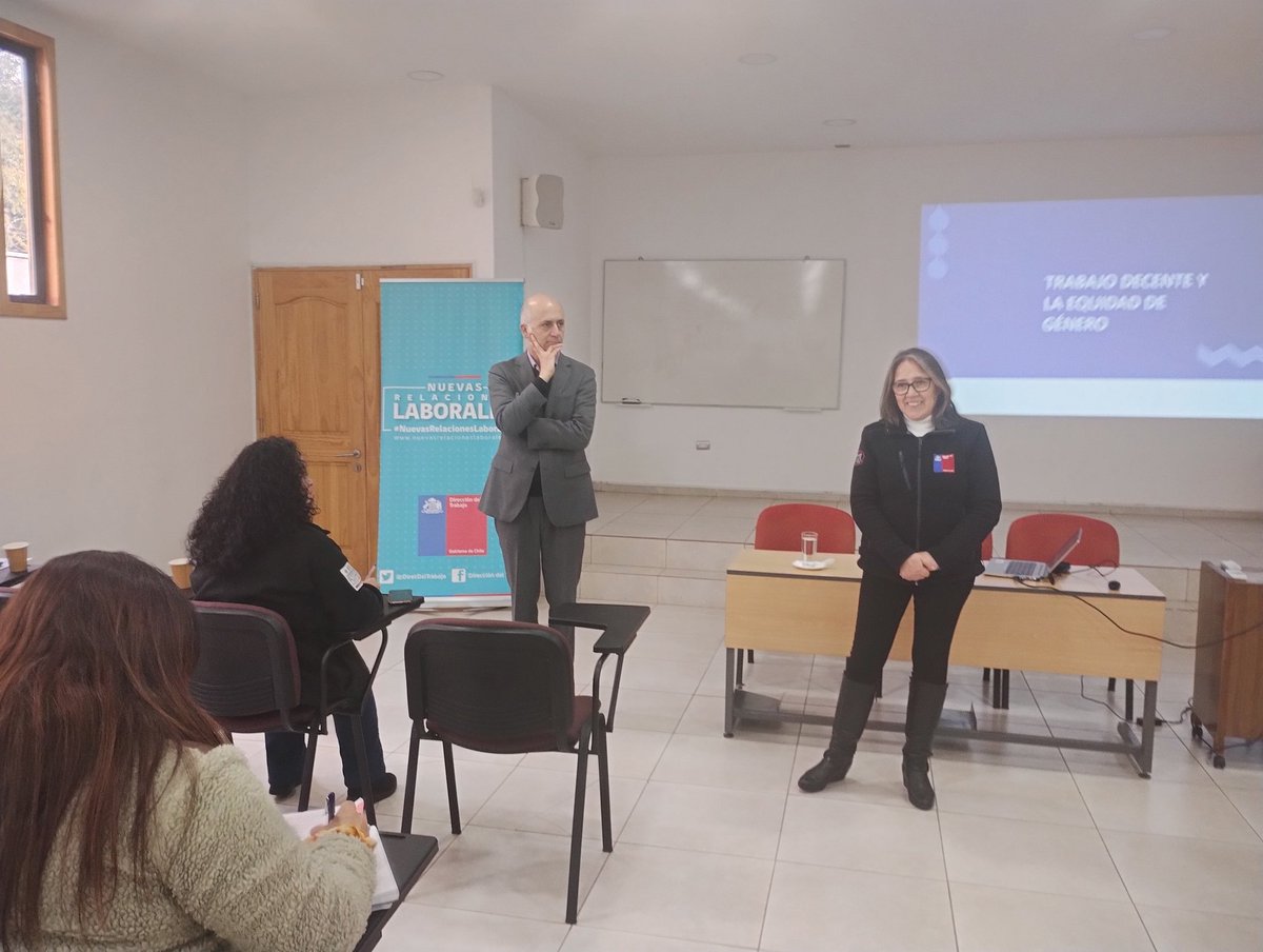 [Ahora] Director Regional (S), Félix Fuentes da la bienvenida a las y los Dirigentes Sindicales de la comuna de Talca, en capacitación de trabajo decente, equidad de género y Ley 40 horas. @pzenteno01 @Cutchile #trabajodecente