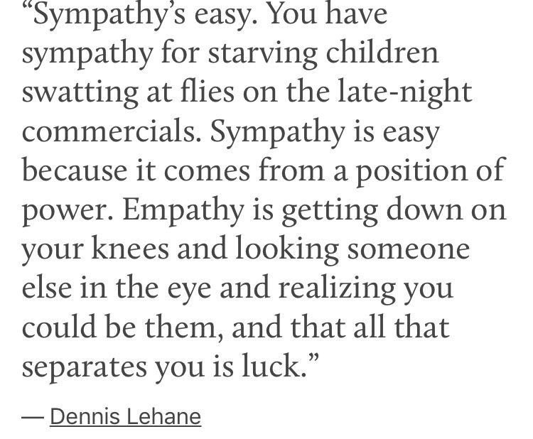 This is why nothing beats empathy.