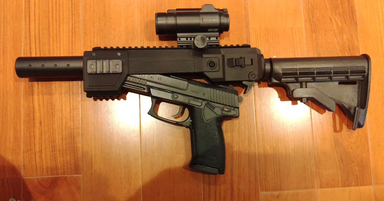 SOCOMキット スコープ付き BURST-HEADオリジナル 東京マルイSOCOM MK-23用ワンタッチ