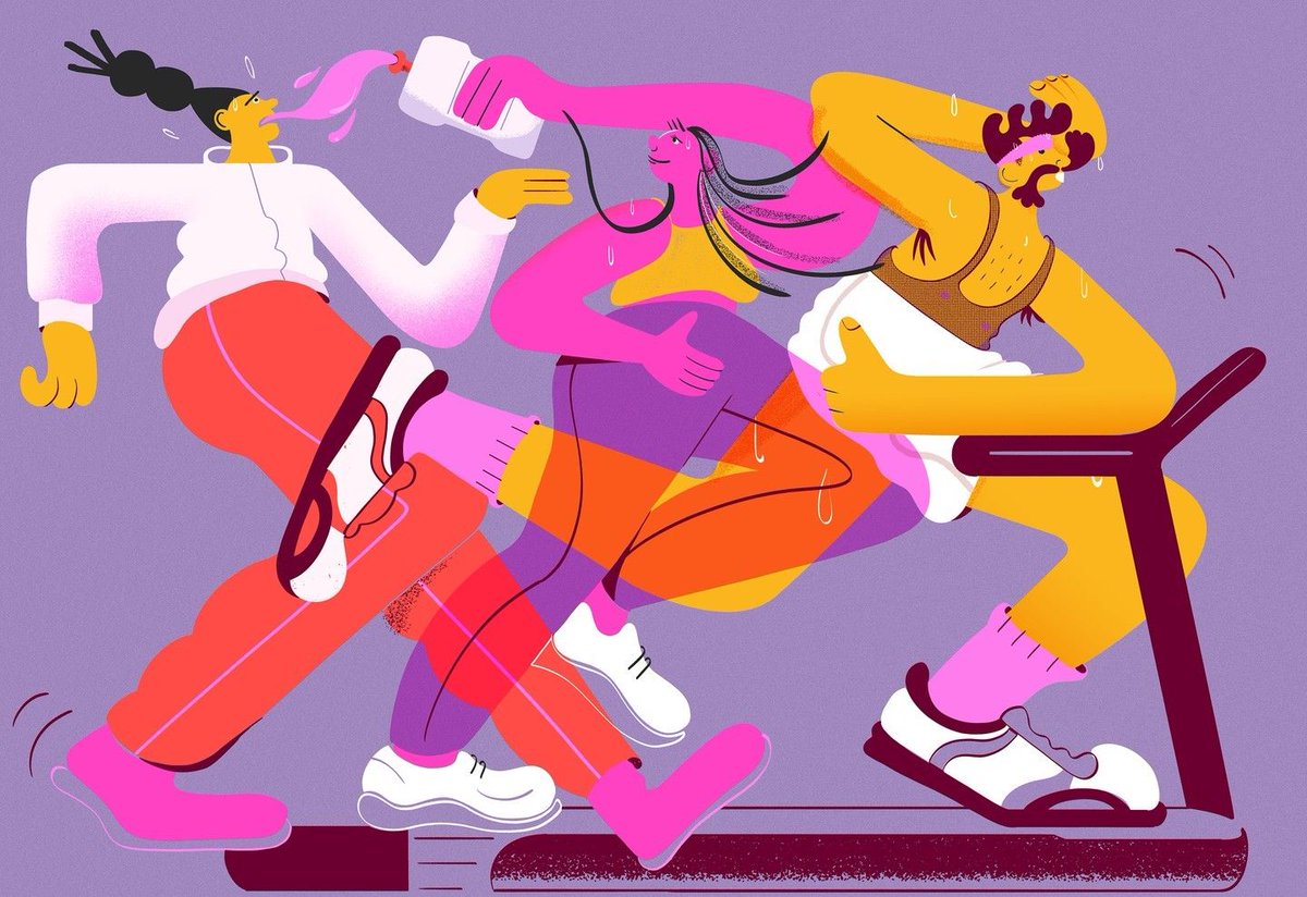 DirIllustration's tweet photo. "To enjoy the glow of good health, you must exercise." ~ Gene Tunney
Illustration by Ellice Weaver, represented by @RappArt. Explore more: https://t.co/gUFmj5MIBw
#LeadwithWellness #wellness #health #exercise #fitness #illustration #digitalart #digitalillustration #vectorart https://t.co/hikqMz9D2g