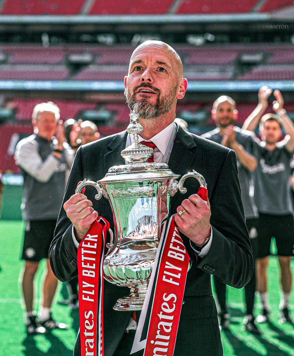 The way Erik Ten Hag has handled himself before, during and after the FA Cup final is phenomenal. Another reason to keep him. 

If a manager can handle himself in these situations it shows his character. From players, injuries, interviews & criticism. 

Top class management 👏🏽