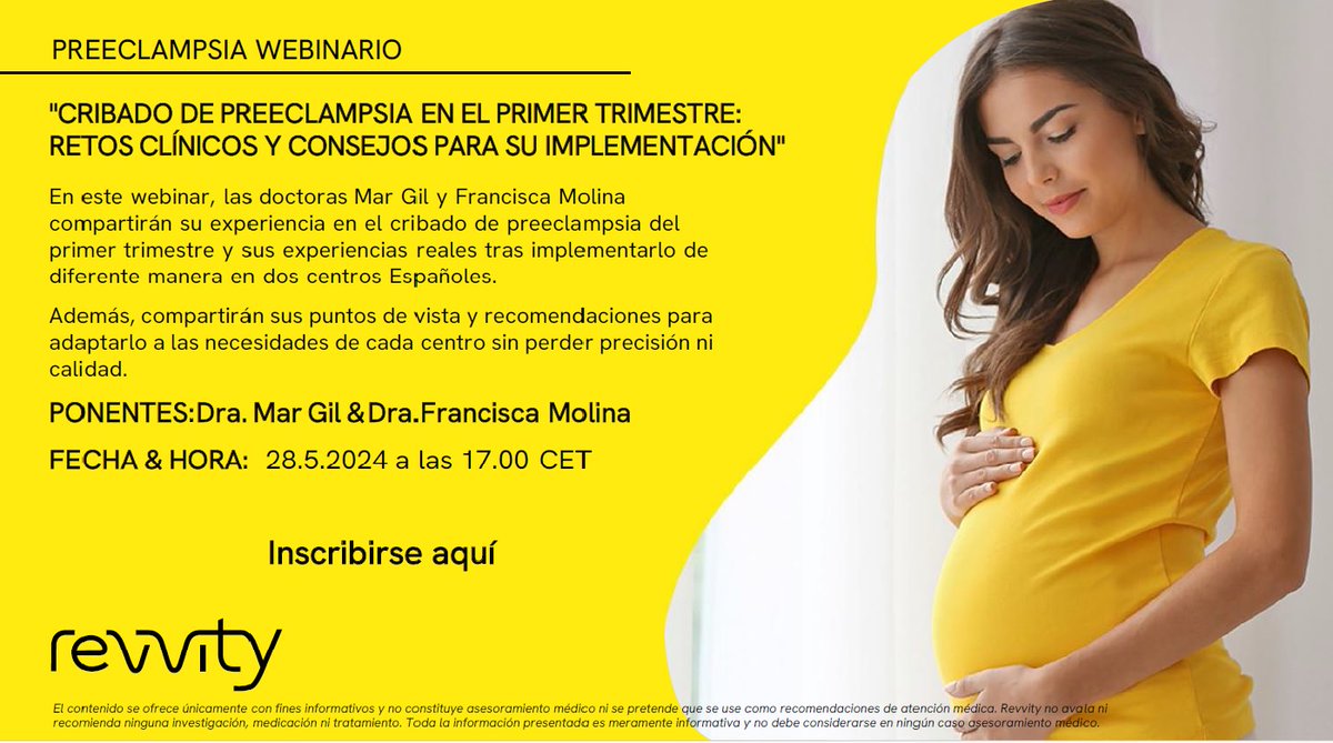 etcint_'s tweet photo. 📷Webinario - Cribado de Preeclampsia en el Primer Trimestre: Retos Clínicos y Consejos para su Implementación.
���Martes 28/05/24 - 12:00hs. (ARG) - Duración: 1 hora.
Enlace para registro: https://t.co/TmJaV0IzMB https://t.co/qbOU2ojZmo