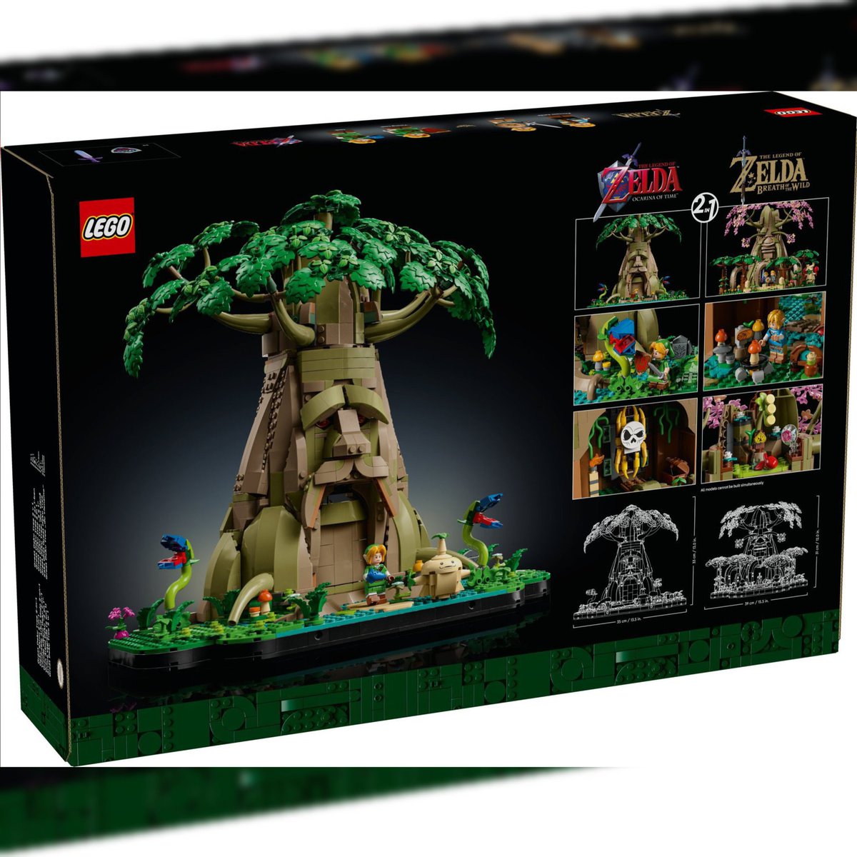 ¡Es hermoso 😍! #Lego sorprende a todos los #gamers con un nuevo set de #thelegendofZelda   tendra un costo de $299,99 dlls 

Está inspirado en #OcarinaOfTime y #BreathOfTheWild.