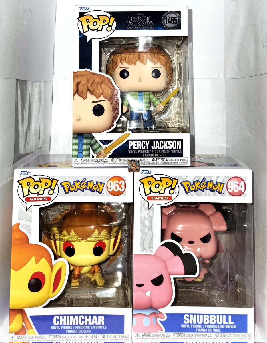 Miscellaneous Mail Call! 🎮 🤝 🔱 New #Pokémon Pops & #PercyJackson have arrived! Some really good molds. Looking great! 🤟 #FunkoFamily #FunkoPop #FunkoFunatic #FunkoFam #FunkoPOPVinyl #Chimchar #Snubbull #GottaCatchEmAll #Nintendo #Disney #Collectibles #Figure #Toy #Collector