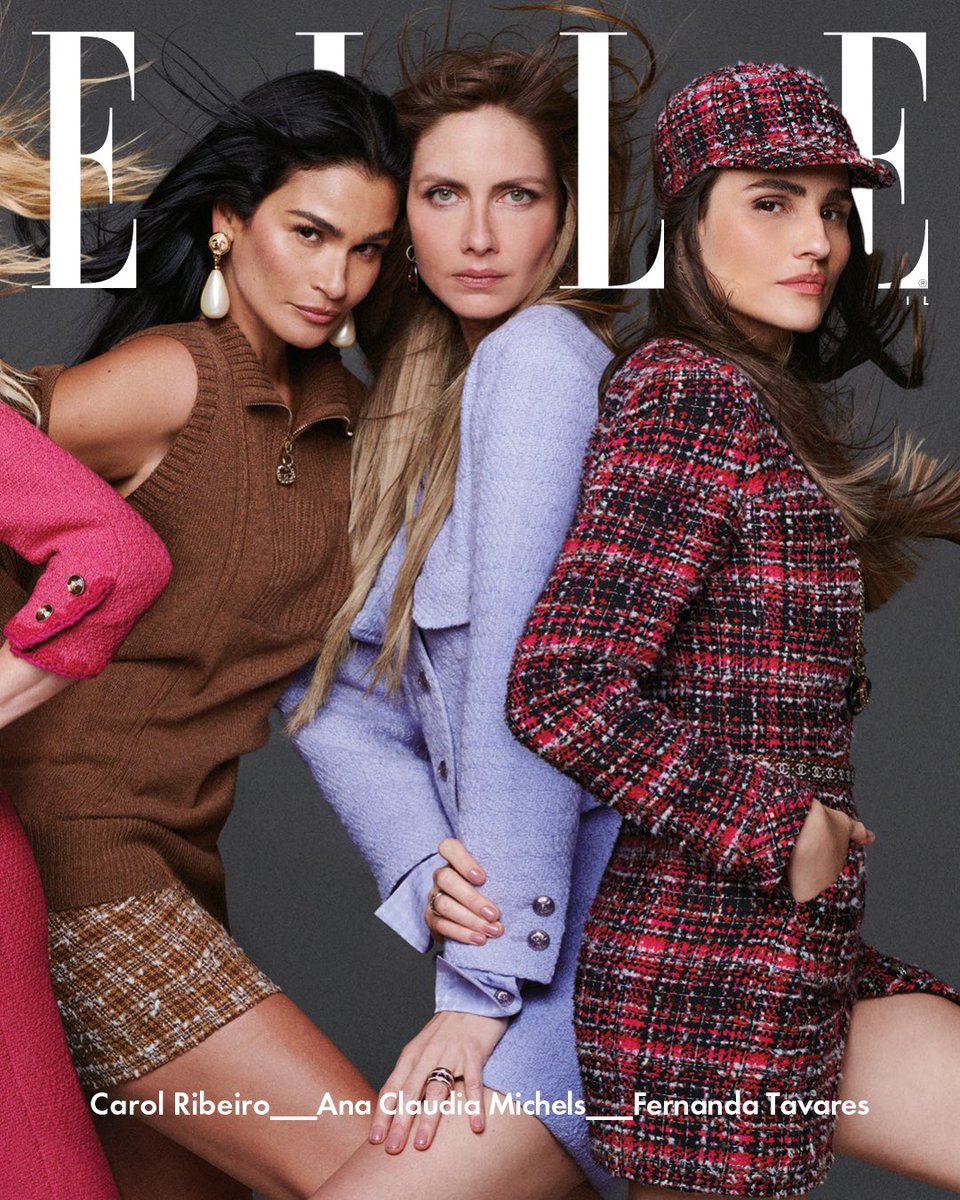 ellebrasil's tweet photo. MODA! O #Volume16 da ELLE Brasil é uma ode às supermodelos brasileiras. São quatro capas separadas e que, juntas, formam uma só imagem. Carol Ribeiro, Ana Cláudia Michels e Fernanda Tavares abrem os trabalhos. Quem será que está nas próximas? 👀 https://t.co/UO5Avwl6ff