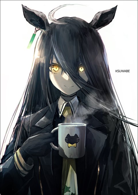 「black hair cup」 illustration images(Latest)