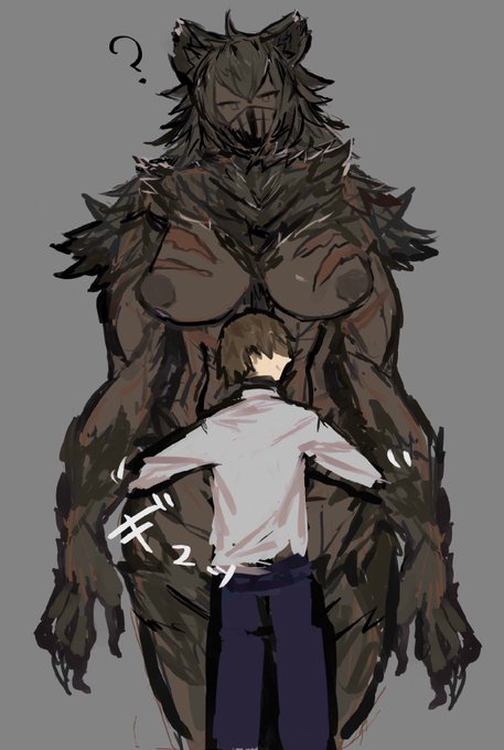 巨女、このぐらいのサイズ感が好きだって絵です 