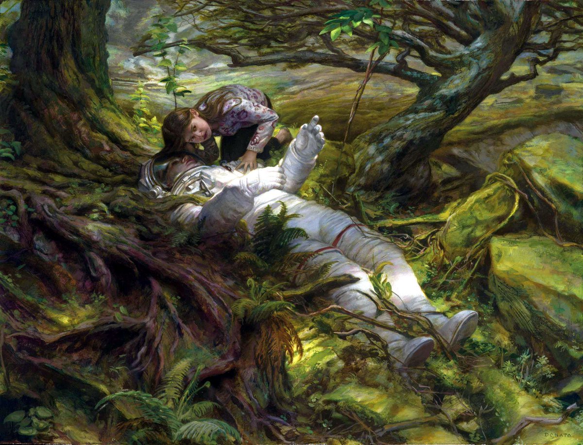 'whispers' by donato giancola, 2014