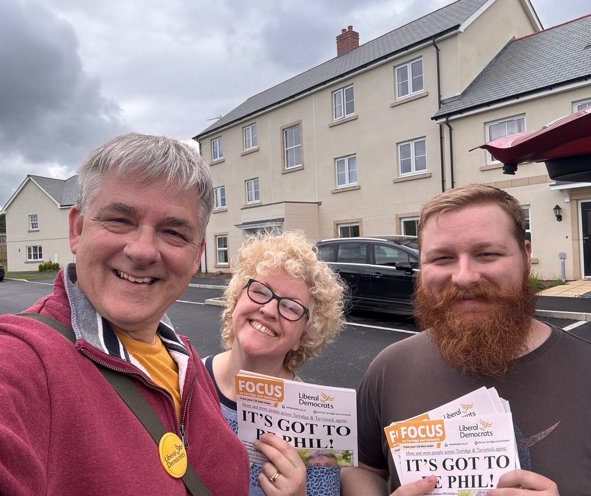 What a wonderful Bank Holiday weekend that was! Working hard campaigning and canvassing with the team the breadth of Torridge and Tavistock. Look for our Liberal Democrat posters-we have put up over 50 and more to come. #itsgottobephil