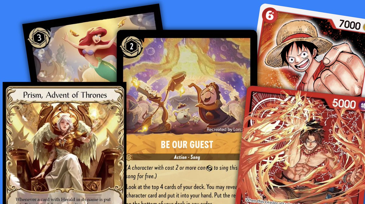 We added 3 new Trading Card Game categories to the Card Dealer Pro database:  Disney Lorcana Flesh & Blood One Piece Be sure to select Trading Card  Games as the type when