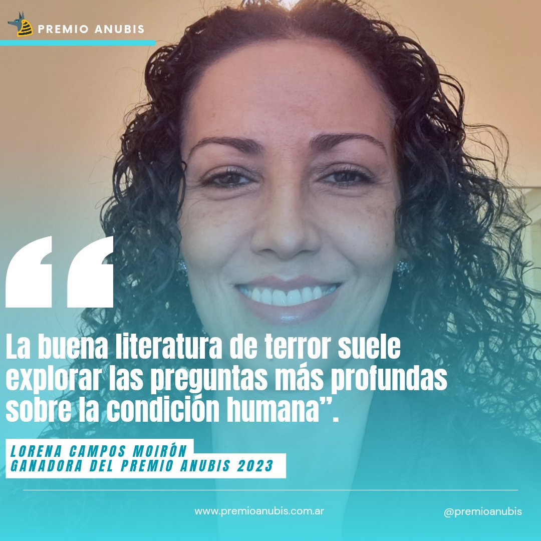 premioanubis's tweet photo. 🗣ENTREVISTA a Lorena Campos Moirón 🇲🇽.
🥇Ganadora del Premio Anubis 2023.
🔗Lee la entrevista acá 👇🏻https://t.co/KWof0fWsv0 https://t.co/w20Qefy2c4